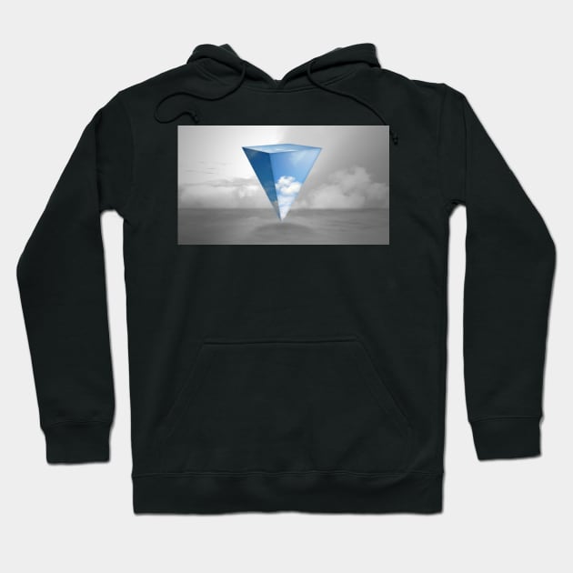 Blue Clouds Prism Hoodie by MajorCompany